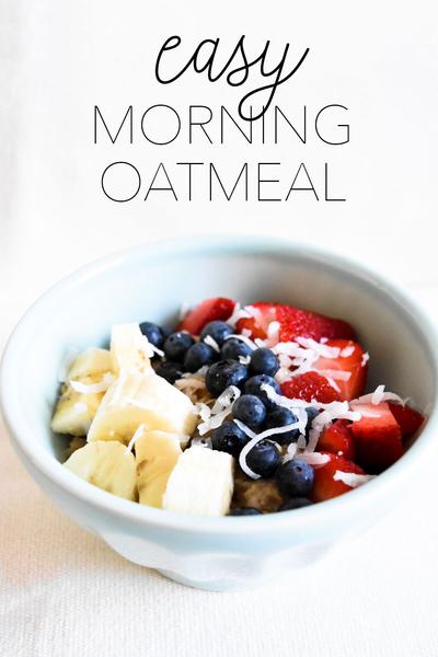 Easy Morning Oatmeal