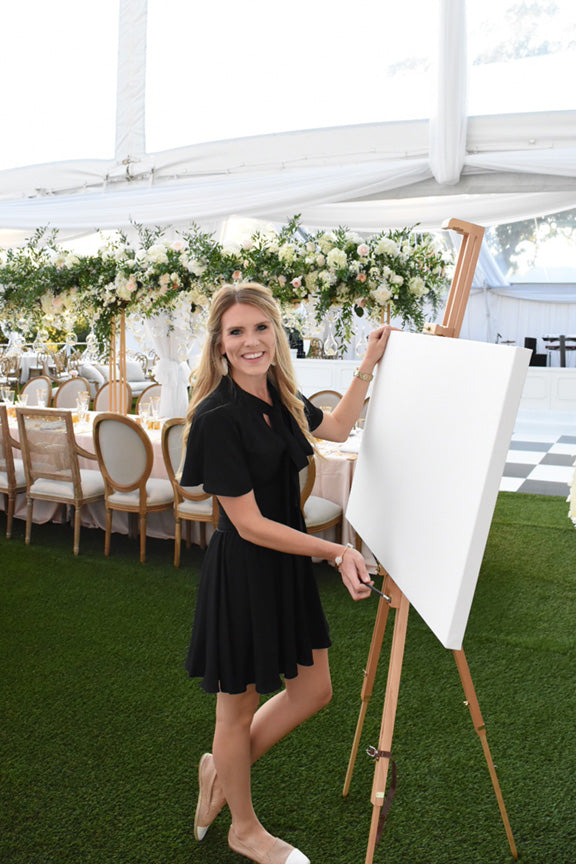 Live Painting At The Dreamiest Nashville Wedding