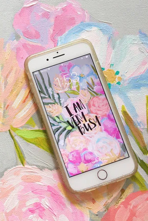 I Am Very Busy Lock Screens – C. Brooke Ring