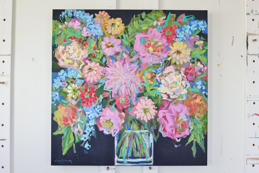 Cbrookering Abstract Abundance - a collection of summer floral paintings by C Brooke Ring ...